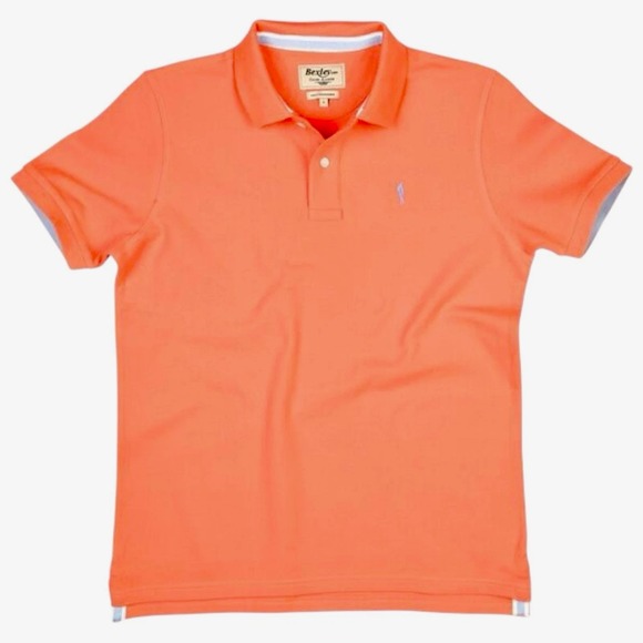 Bexley Coral Polo Shirt Men Size 2XL ANDY II Corail - Picture 1 of 8